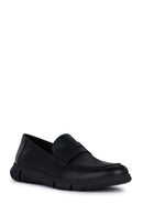 Geox Men's Black Andalo Leather Casual Loafer | Derimod