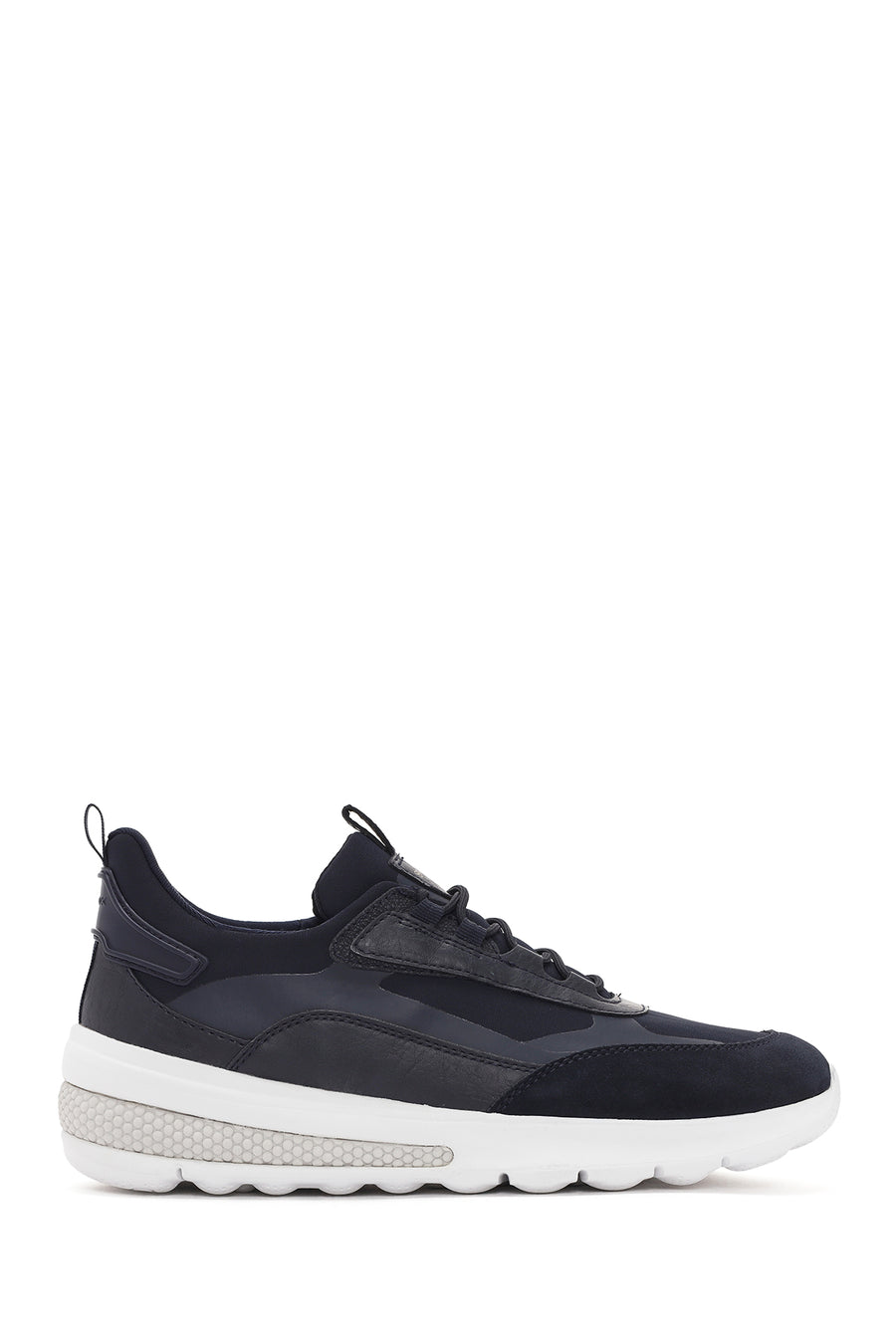 Geox Men's Navy Blue Spherica Active Lace Up Fabric Sneaker U45BAD01122C4002 | Derimod