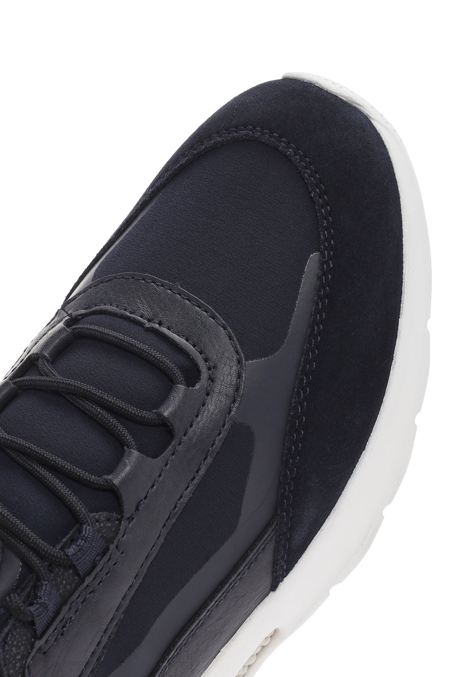 Geox Men's Navy Blue Spherica Active Lace Up Fabric Sneaker