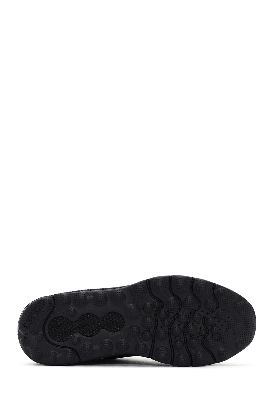 Geox Erkek Siyah Spherica Actif Bağcıklı Deri Sneaker