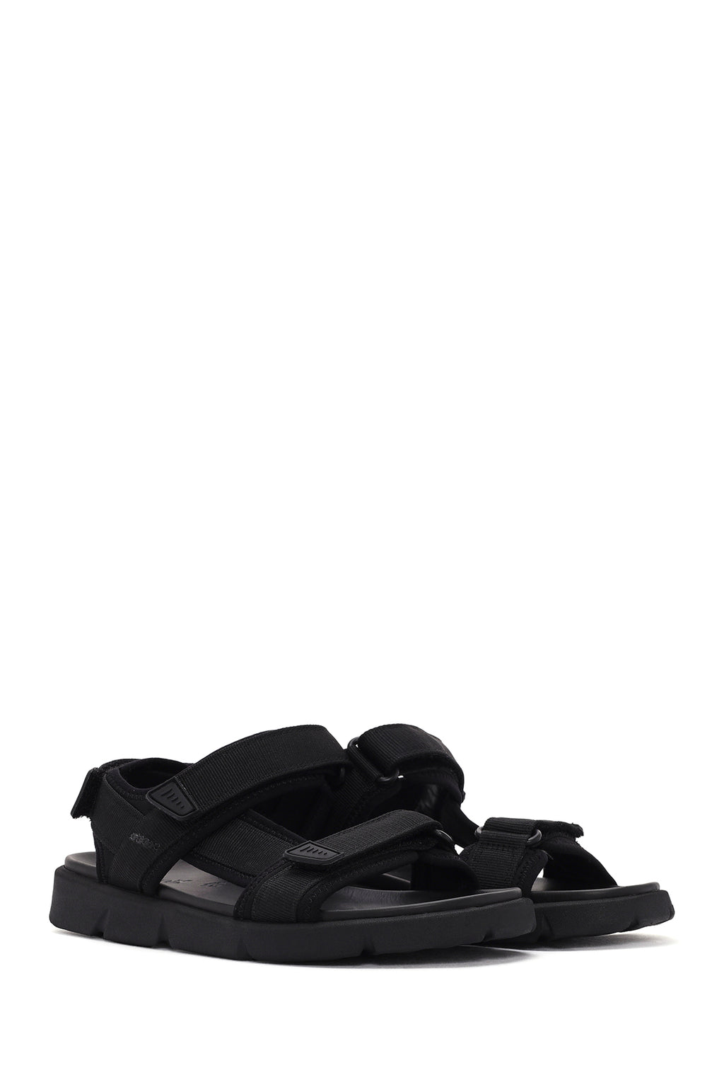 Geox Erkek Siyah Xand 2s Kumaş Sandalet