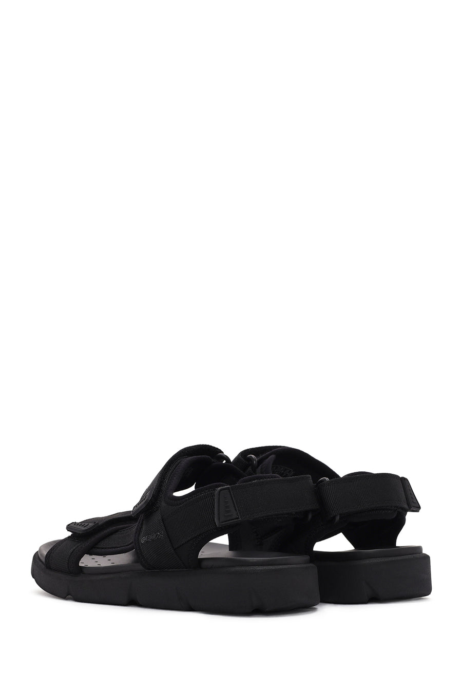 Geox Men's Black Xand 2s Fabric Sandals