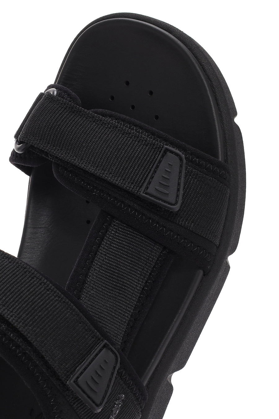 Geox Men's Black Xand 2s Fabric Sandals