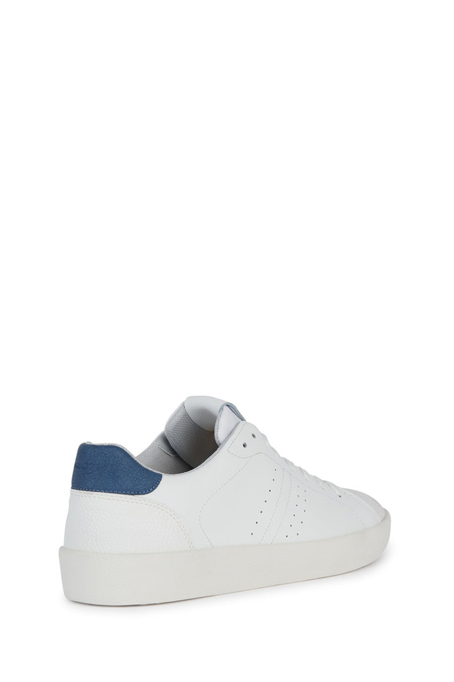 Geox Erkek Beyaz Bağcıklı Deri Sneaker