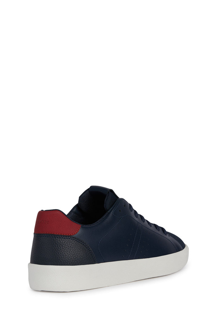 Geox Erkek Lacivert Affıle Bağcıklı Deri Sneaker