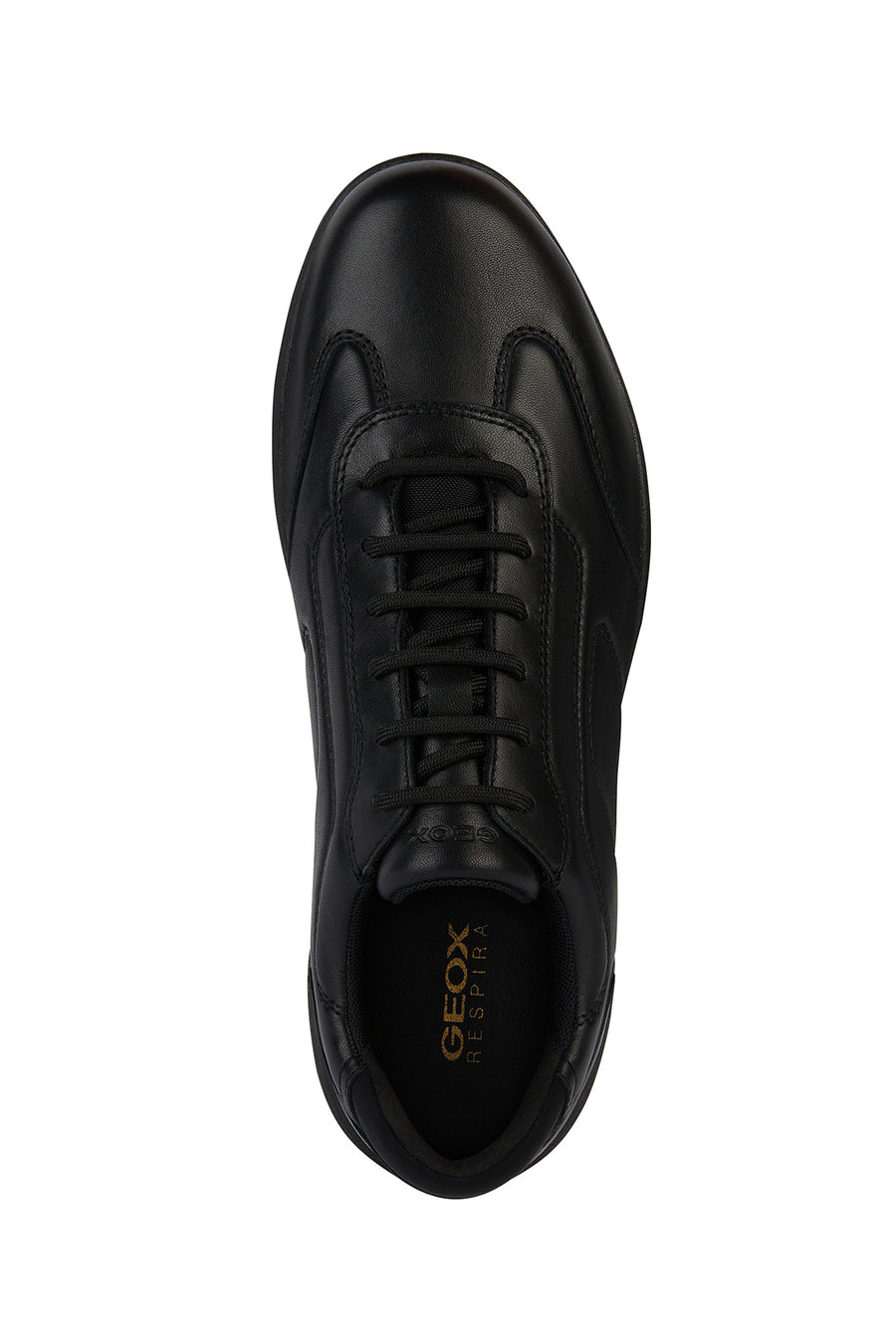 Geox Erkek Siyah Spherica Ec2 Bağcıklı Deri Sneaker