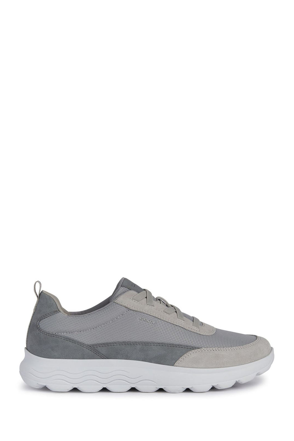 Geox Erkek Gri Spherica Bağcıklı Kumaş Sneaker
