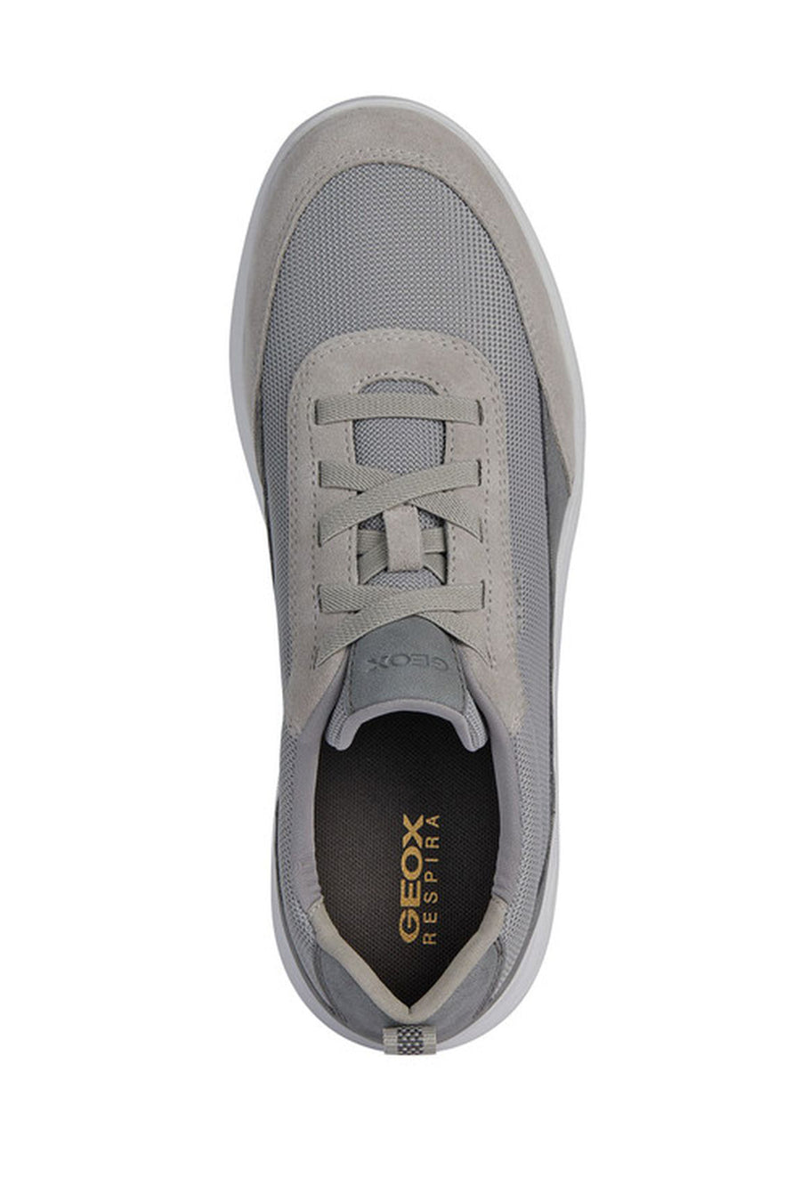 Geox Erkek Gri Spherica Bağcıklı Kumaş Sneaker