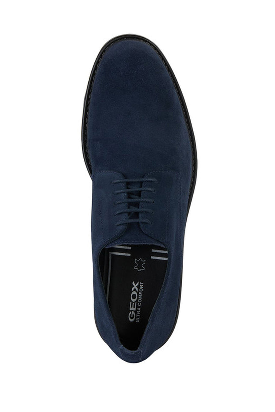 Geox Erkek Lacivert Walk Pleasure Bağcıklı Süet Deri Klasik Ayakkabı