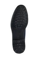 Geox Men's Navy Blue Walk Pleasure Lace-up Suede Leather Classic Shoes | Derimod