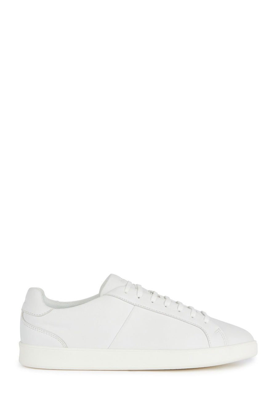Geox Men's White Regio Lace-up Leather Sneaker U45CHB00085C1000 | Derimod