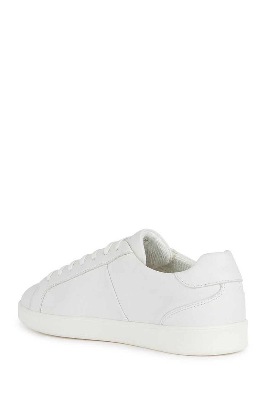 Geox Men's White Regio Lace-up Leather Sneaker