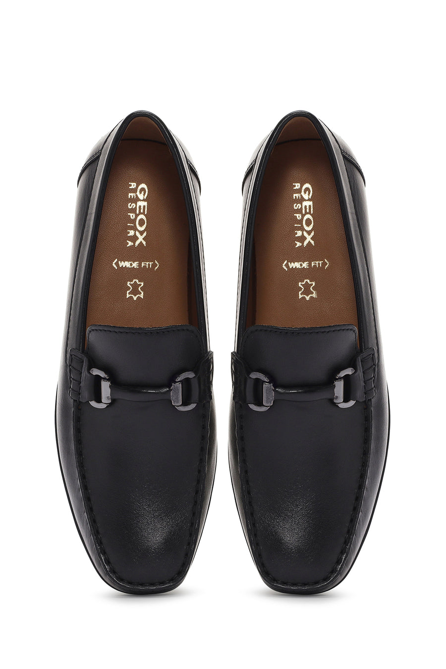 Geox Erkek Siyah Kosmopolis + Grip Deri Loafer