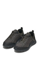 Geox Men Brown Nebula Lace-Up Fabric Sneaker | Derimod