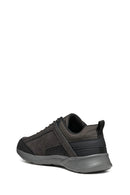 Geox Men Brown Nebula Lace-Up Fabric Sneaker | Derimod