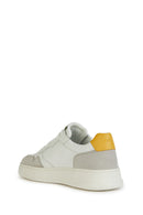 Geox Men's White Leather Sneakers | Derimod