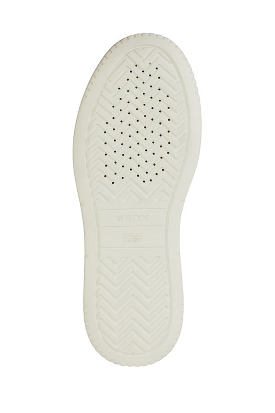 Geox Men's White Leather Sneakers