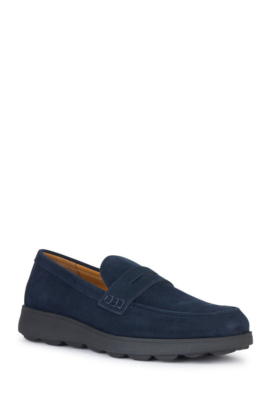 Geox Erkek Lacivert Spherica Ec10 Süet Deri Casual Loafer