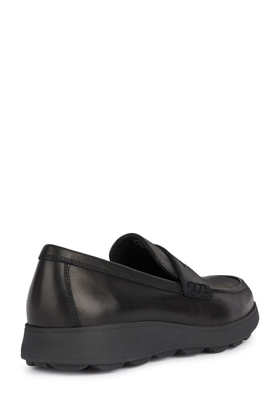 Geox Erkek Siyah Spherica Ec10 Deri Casual Loafer