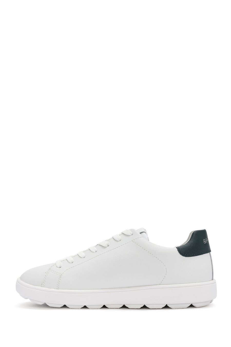 
Geox Men's White Spherica Ecub Lace-Up Leather Sneaker
