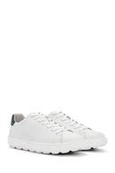 
Geox Men's White Spherica Ecub Lace-Up Leather Sneaker
 | Derimod