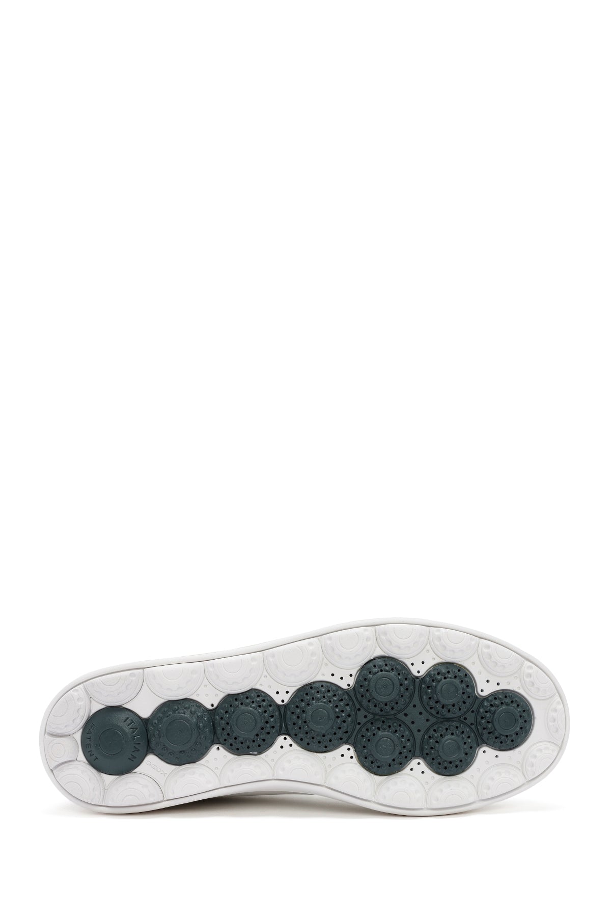 Geox Erkek Beyaz Spherica Ecub Bağcıklı Deri Sneaker