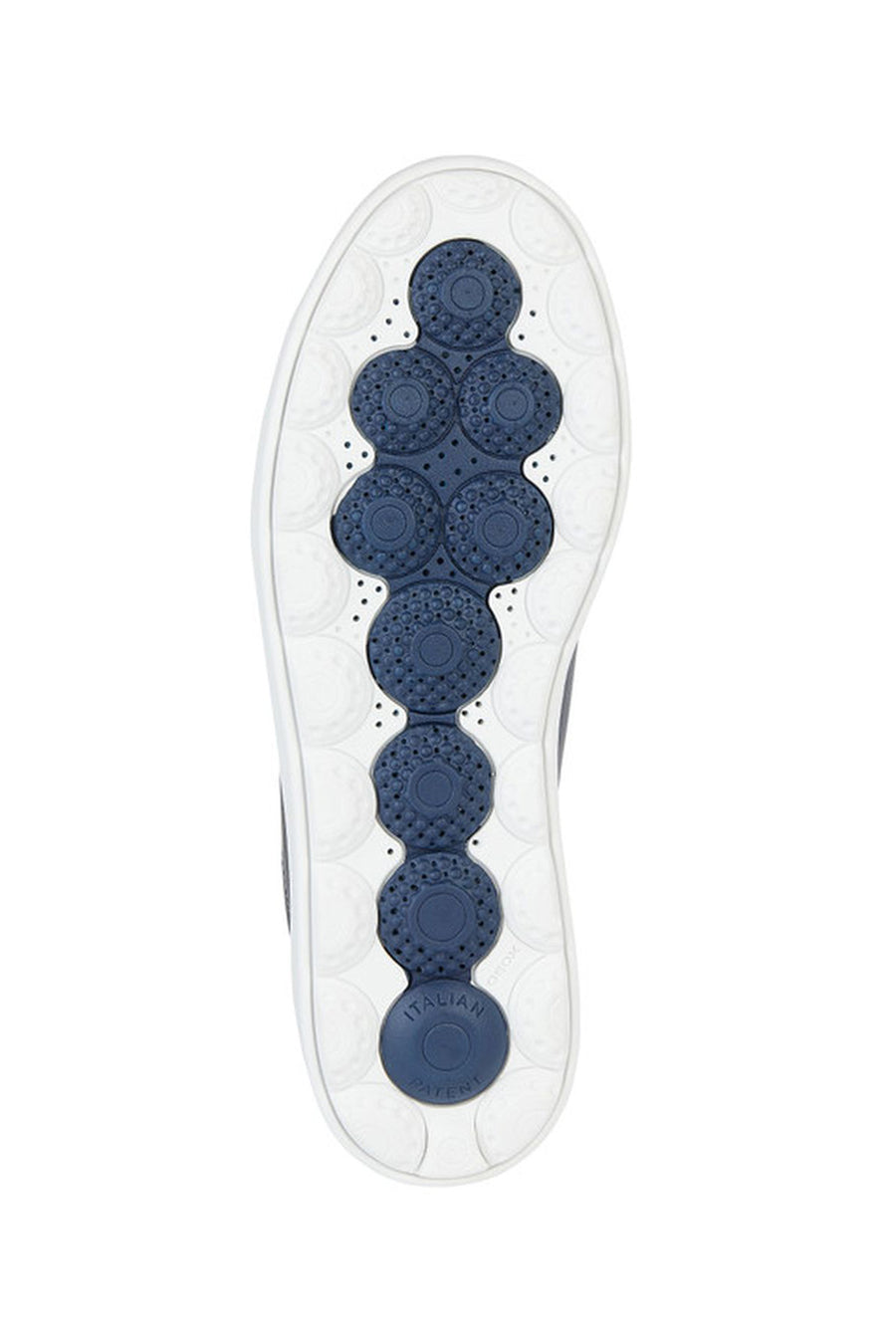 Geox Erkek Lacivert Spherica Ecub-1 Bağcıklı Deri Sneaker