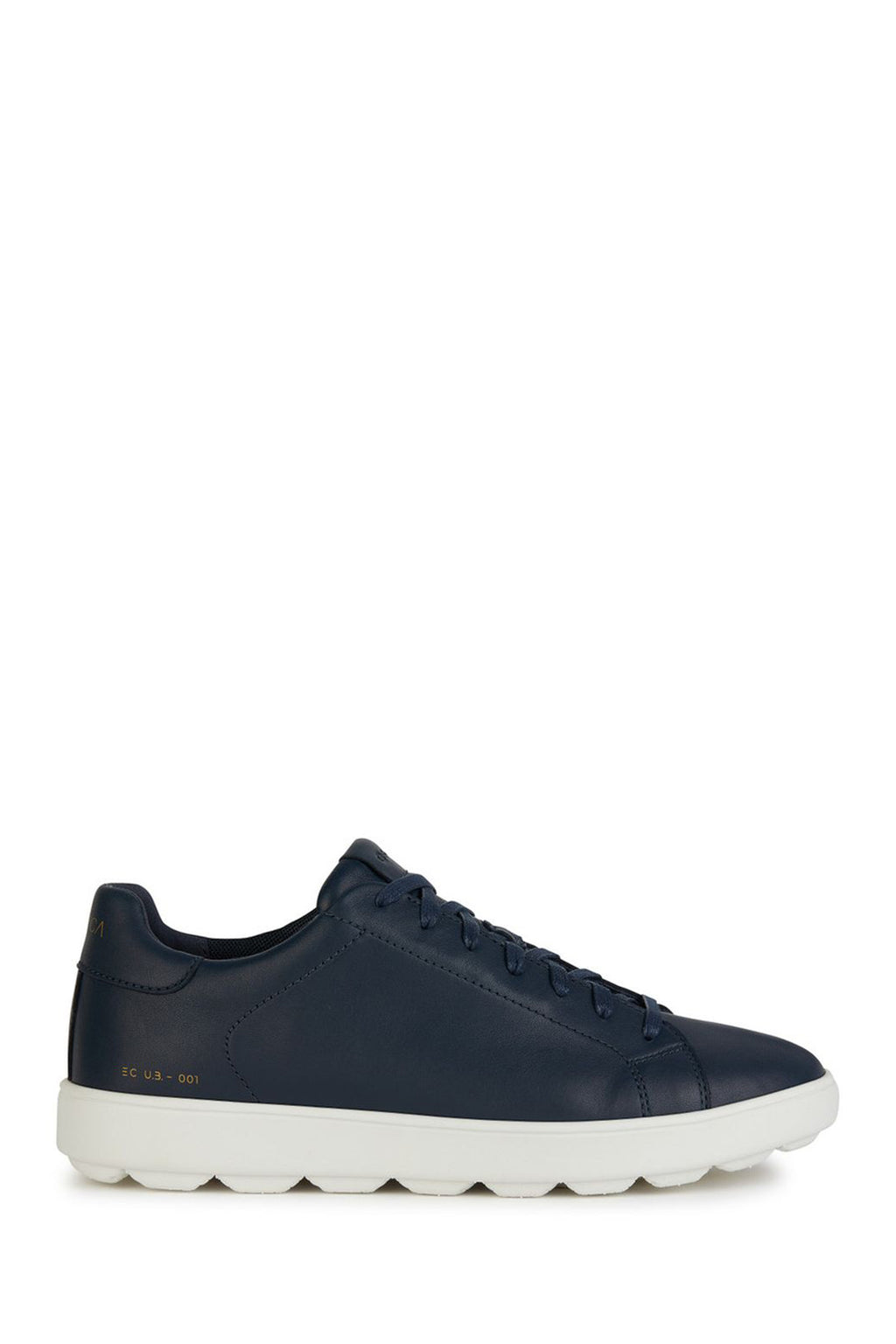 Geox Erkek Lacivert Spherica Ecub-1 Bağcıklı Deri Sneaker