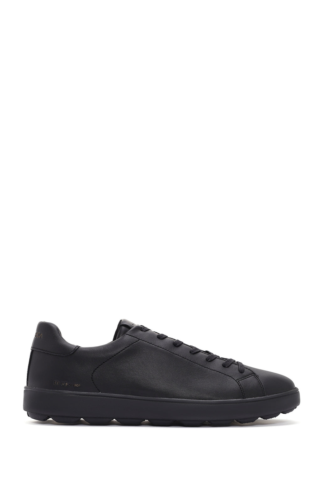 Geox Erkek Siyah Spherica Bağcıklı Deri Sneaker