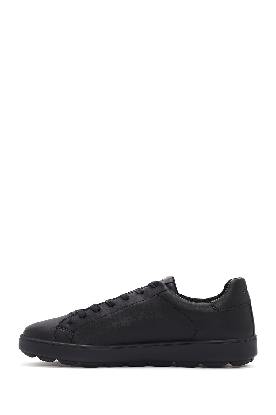 Geox Erkek Siyah Spherica Bağcıklı Deri Sneaker