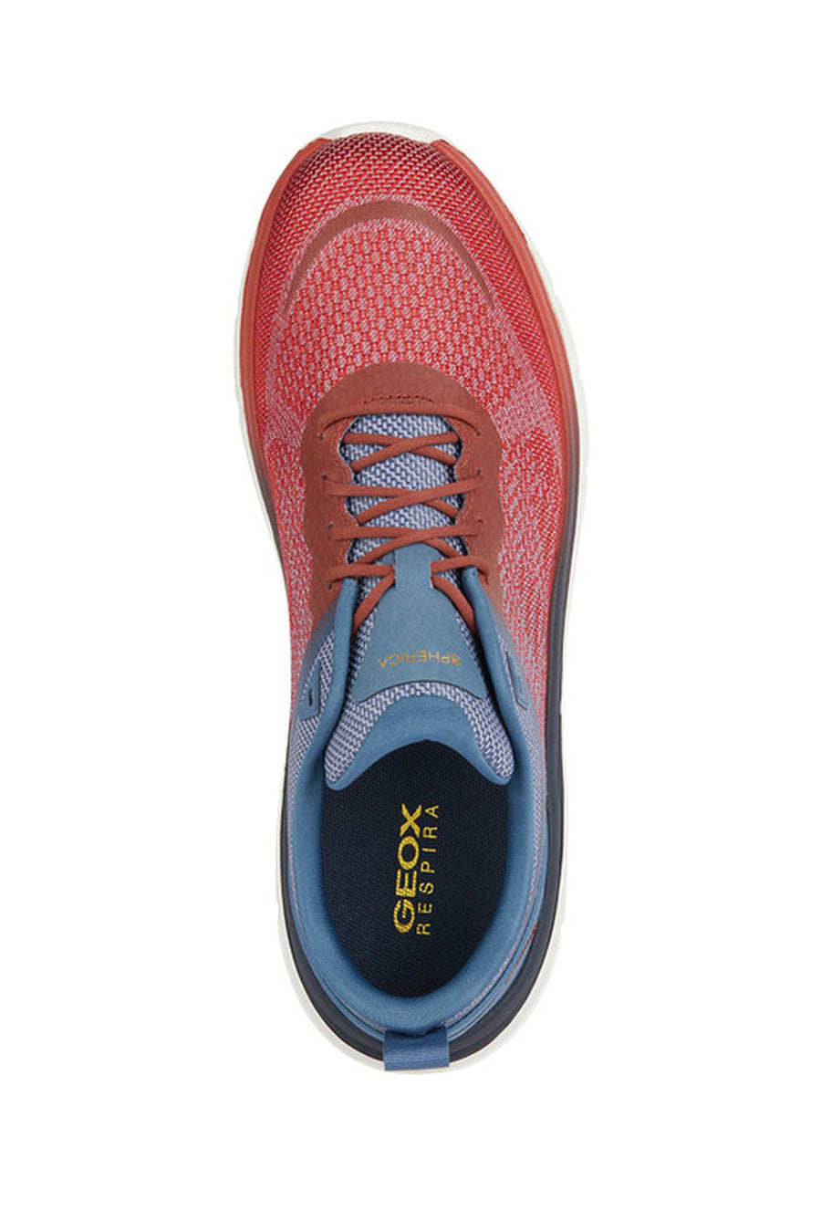 Geox Erkek Kırmızı Spherica Actif Bağcıklı Kumaş Sneaker