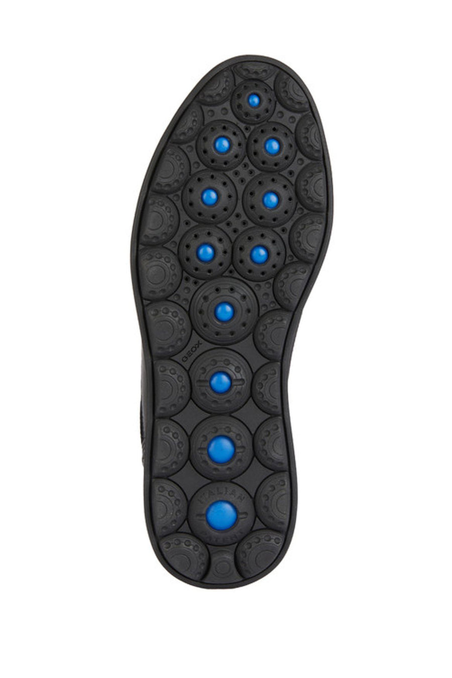 Geox Erkek Siyah Spherica Ec12 Bağcıklı Deri Casual Sneaker