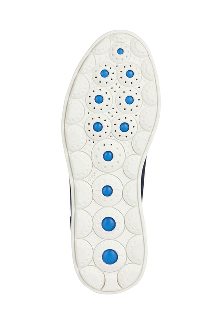 Geox Erkek Lacivert Spherica Ec12 Bağcıklı Süet Deri Casual Sneaker