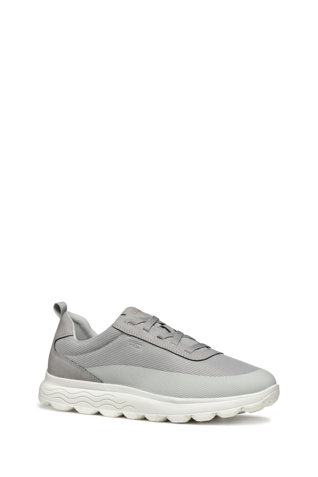 Geox Erkek Gri U Spherica A - Mesh + Nbk Synt Bağcıklı Kumaş Sneaker