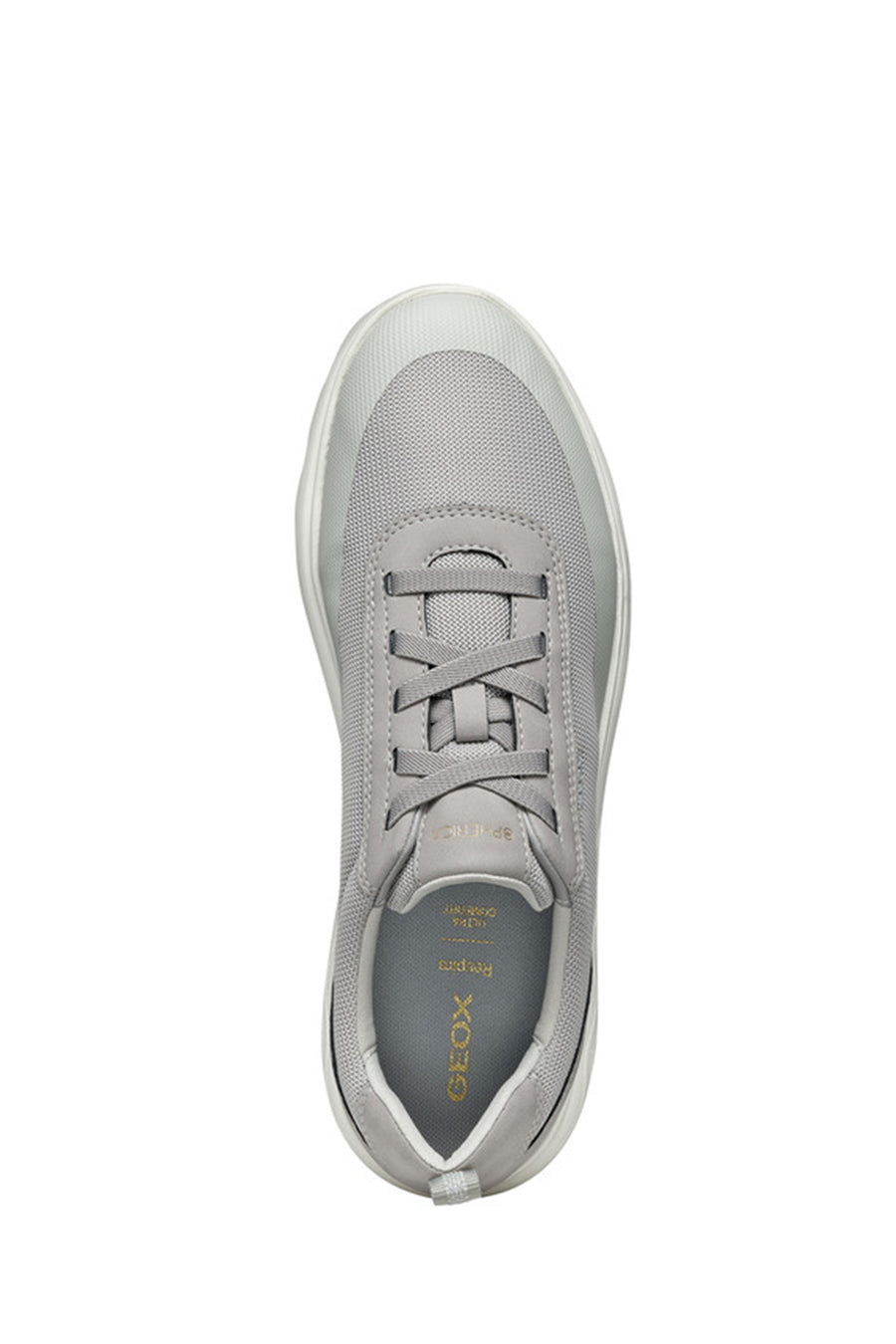 Geox Erkek Gri U Spherica A - Mesh + Nbk Synt Bağcıklı Kumaş Sneaker