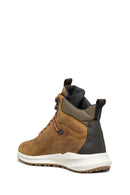 Geox Men's Brown Lace-Up Leather Boat | Derimod