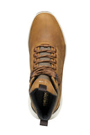 Geox Men's Brown Lace-Up Leather Boat | Derimod