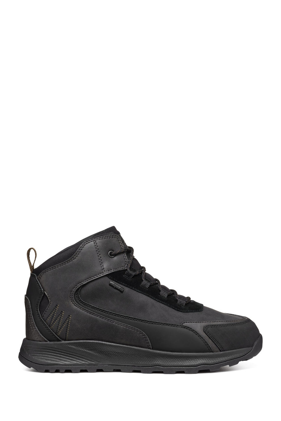 Geox Men Black Lace-Up Fabric Boots U46EZB0MEEKC9999 | Derimod