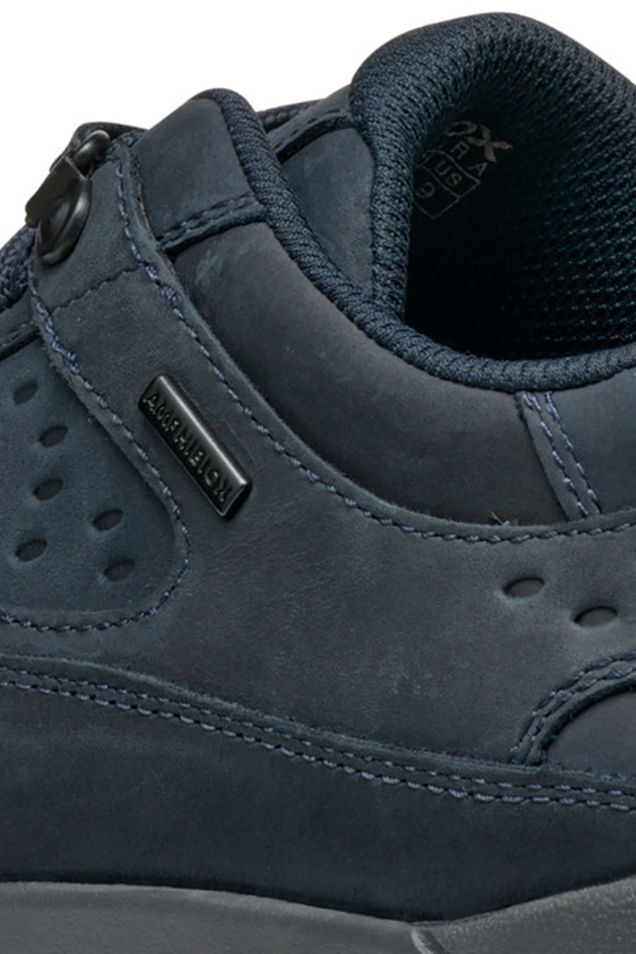 Geox Erkek Lacivert Bağcıklı Kalın Tabanlı Süet Deri Sneaker