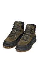Geox Men Khaki A Granito + Grip B Abx D - Sue Lace Leather Outdoor Boot | Derimod