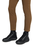 Geox Men Black U Nebula+Grip B Abx B - Le+Gbk Lace Leather Outdoor Boot | Derimod