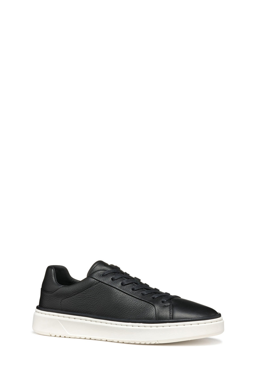 Geox Erkek Siyah Zackerty Bağcıklı Deri Sneaker