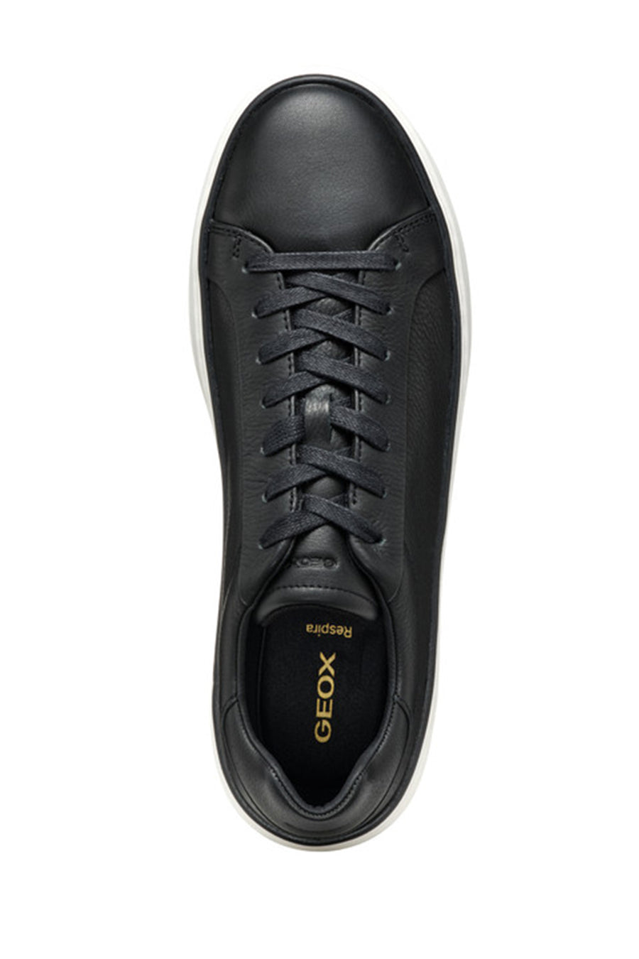 Geox Erkek Siyah Zackerty Bağcıklı Deri Sneaker