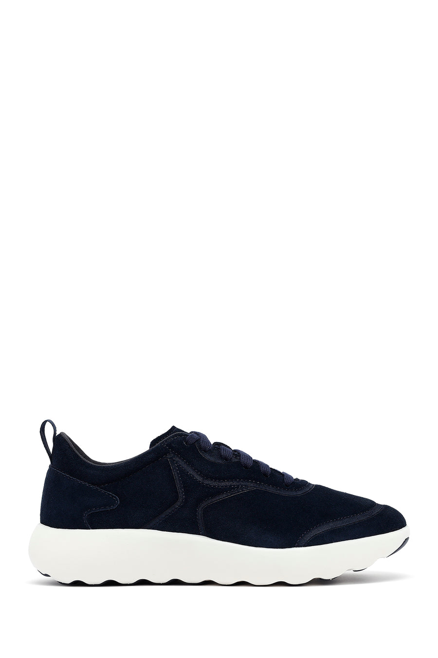 
Geox Men's Navy Thick Sole Lace-Up Suede Leather Sneaker
 U46LFA00022C4064 | Derimod