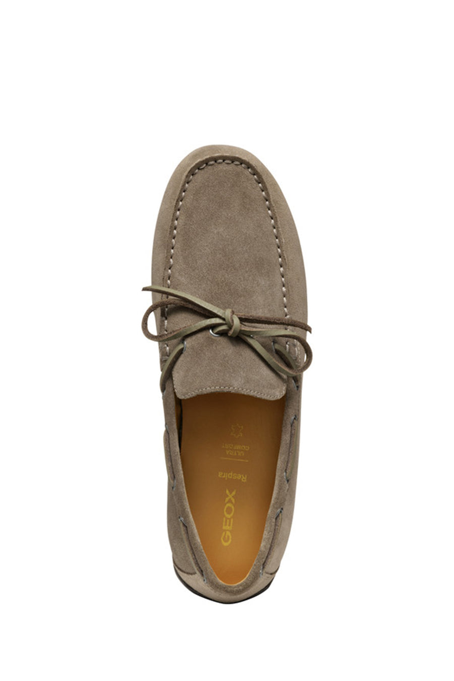 Geox Erkek Gri U Spherica Ec16 B - Suede Süet Deri Casual Loafer