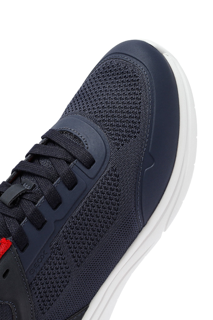 Geox Erkek Lacivert Kalın Tabanlı Bağcıklı Kumaş Sneaker