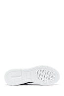 Geox Men Navy Blue Thick-Soled Lace-Up Fabric Sneaker | Derimod