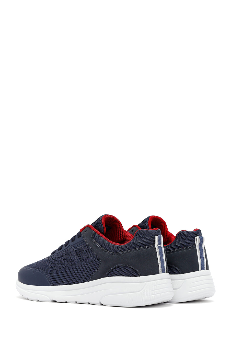 Geox Erkek Lacivert Kalın Tabanlı Bağcıklı Kumaş Sneaker