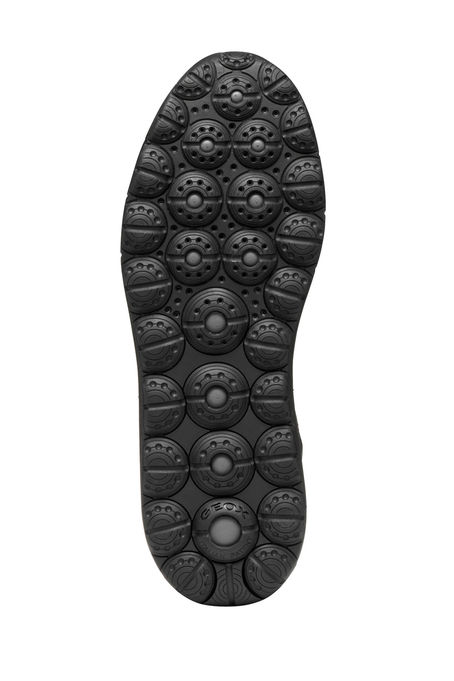 Geox Erkek Siyah U Spherıca 4X4 B Abx A - Text+ Bağcıklı Kalın Tabanlı Kumaş Sneaker