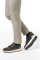 Geox Erkek Kahverengi U Spherıca 4X4 B Abx C - Suede Bağcıklı Kalın Tabanlı Kumaş Sneaker | Derimod